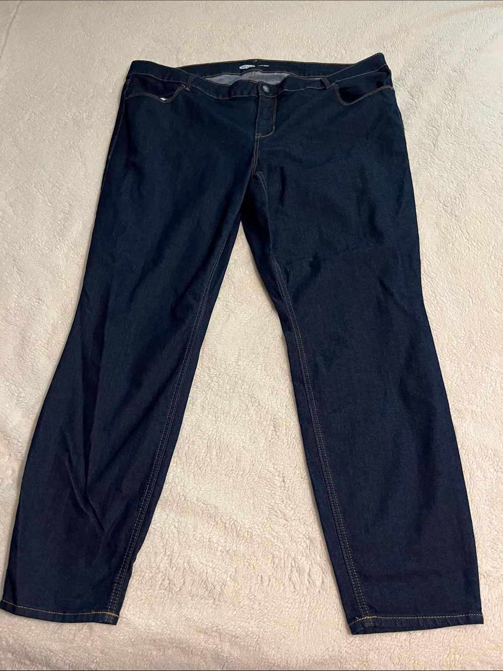 Old Navy Women’s Dark Indigo Super Skinny Jeans